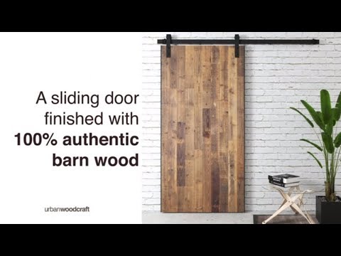 Urban Woodcraft Reclaimed Panel Barn Door