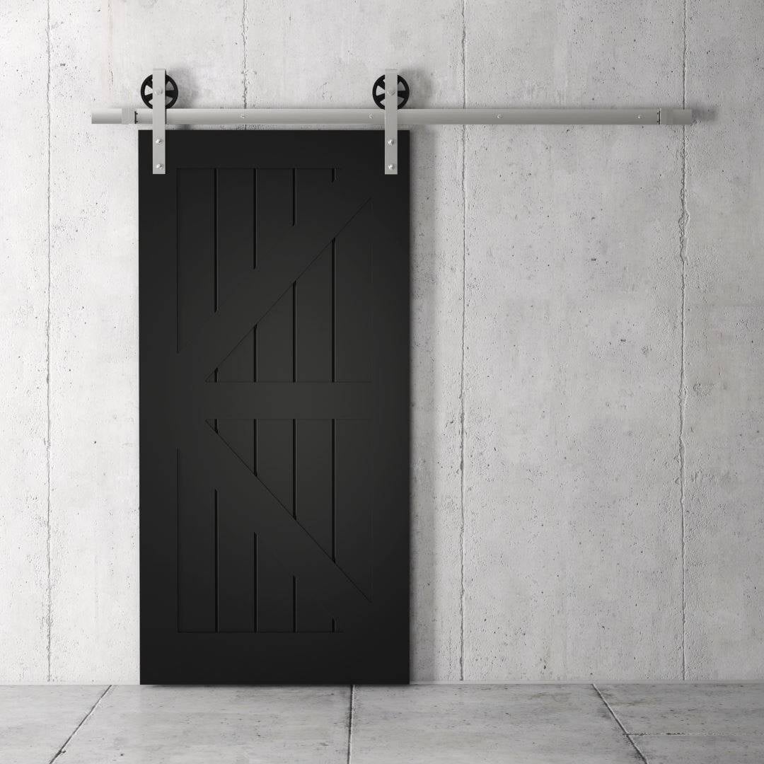 Urban Woodcraft | British Brace Espresso Barn Door 2 Urban Woodcraft | British Brace Espresso Barn Door 2