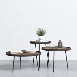 Bauhaus Round Tray Tables - Pin Legs (1)