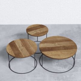 Bauhaus Roung Coffee Table - Ring Legs (2)