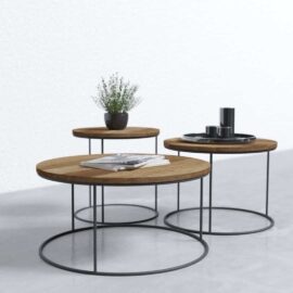 Bauhaus Roung Coffee Table - Ring Legs (3)