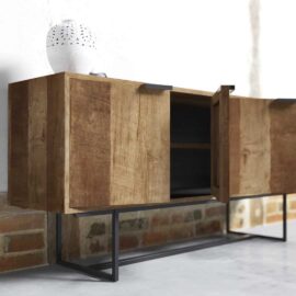 Parisian Factory 72 4 Door Console - MultiColoured (3)
