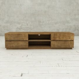 Urban Woodcraft 75 Burma TV Stand - Natural (1)