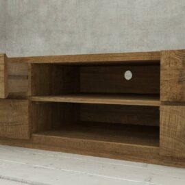 Urban Woodcraft 75 Burma TV Stand - Natural (10)