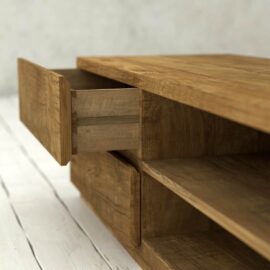 Urban Woodcraft 75 Burma TV Stand - Natural (12)