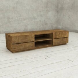 Urban Woodcraft 75 Burma TV Stand - Natural (2)