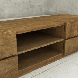 Urban Woodcraft 75 Burma TV Stand - Natural (7)