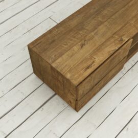 Urban Woodcraft 75 Burma TV Stand - Natural (8)