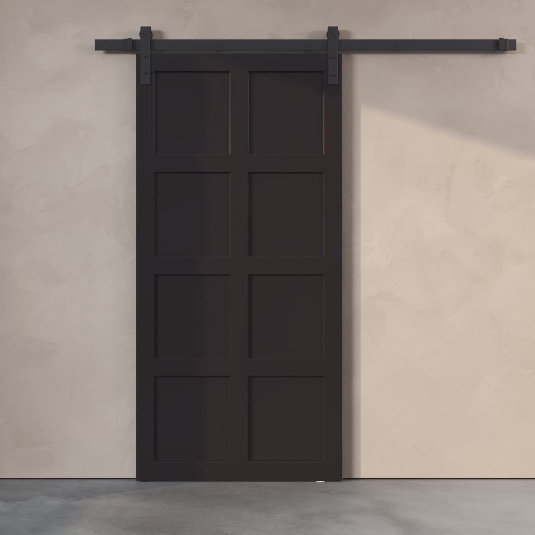 8-Panel Barn Door (Espresso)
