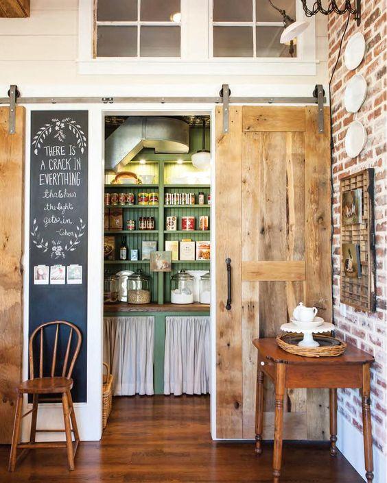 918 Likes, 9 Comments - The Cottage Journal (@thecottagejournal) on Instagram: รขยยWe love how @blessedmommatobabygirls added #shiplap to her kitchen in a unique way. Exposed brickรขยยฆรขยย